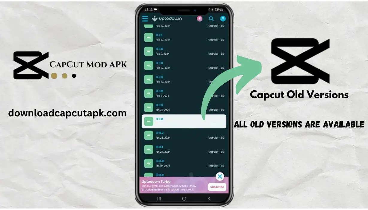 CapCut APK Old Versions